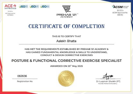 Corrective Exercise Specialist Certificate